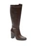 Andrea Solid Brown Women's Knee-High Boots Size 8 - photo 1