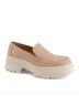 Andrea Pink Women's Leather Platform Loafer Size 7 - photo 1