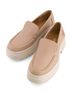 Andrea Pink Women's Leather Platform Loafer Size 7 - photo 3