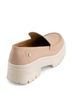 Andrea Pink Women's Leather Platform Loafer Size 7 - photo 4