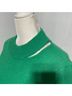 Susan Graver 100% Polyester Solid Green Pullover Sweater Size M - photo 9