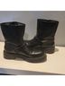 Steve Madden Solid Black Ankle Boots Size 8 - photo 8