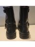Steve Madden Solid Black Ankle Boots Size 8 - photo 5