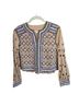 Veronica Beard Graphic Tan White Jacket Size S - photo 1