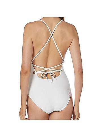 La Blanca Island Goddess Gold Ring One-Piece. One Piece Swimsuit (view 2)