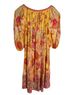 Spell Floral Multi Color Yellow Pink Red Orange Casual Dress Size XS - photo 3