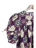 Hunter Bell Tie-dye Purple Multi Color Short Sleeve Blouse Size XS - photo 3