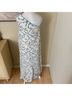 Tuckernuck 100% Polyester Print White Blue Cocktail Dress Size XS - photo 3