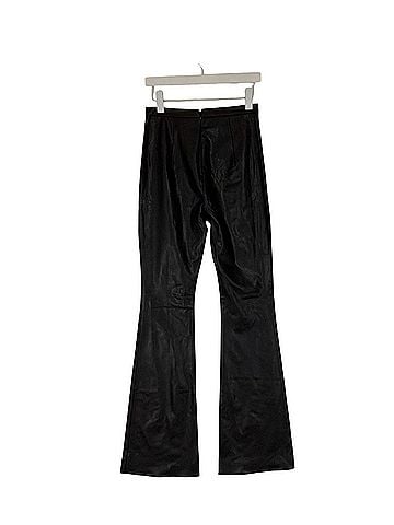 Amanda Uprichard Amanda Uprichard Amina Black Leather Faux Leather Pants (view 2)