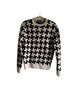 Rowing Blazers 100% Wool Graphic Black White Pullover Sweater Size XS - photo 1