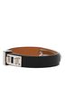 Hermès 100% Leather Black Hermès As de Coeur Bracelet, Size: T2, Black and Silver, Swift Leather, Women's, HERMES One size - photo 2
