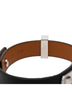 Hermès 100% Leather Black Hermès As de Coeur Bracelet, Size: T2, Black and Silver, Swift Leather, Women's, HERMES One size - photo 4
