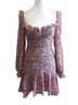 Astr 100% Polyester 95% Polyester 5% Elastane Floral Multi Color Cocktail Dress Size XS - photo 1