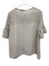 J.Crew 86% Polyester 14% Viscose 100% Polyester Polka Dots Ivory Black Short Sleeve Blouse Size S - photo 2