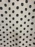 J.Crew 86% Polyester 14% Viscose 100% Polyester Polka Dots Ivory Black Short Sleeve Blouse Size S - photo 5