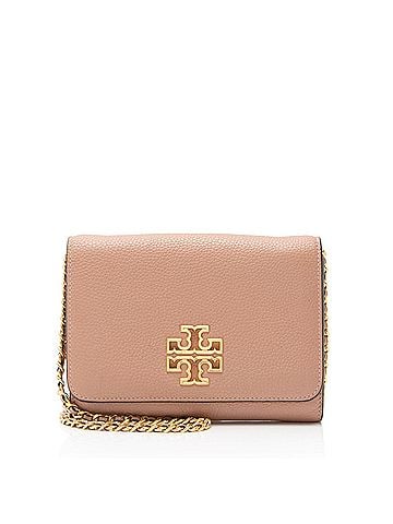 Tory Burch Tory Burch Leather Britten Combo Crossbody (view 1)