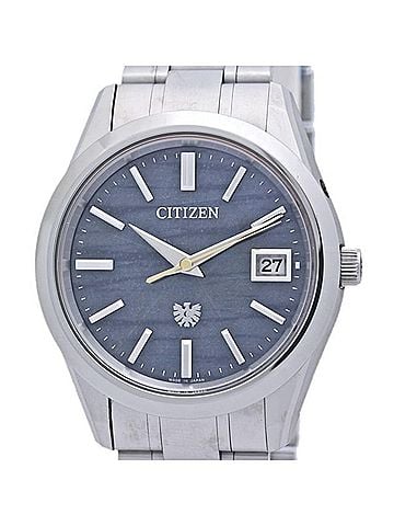 Citizen CITIZEN The Citizen AQ4100-65L Men's Titanium Solar Watch with Indigo-Dyed Washi Dial (40289) (view 2)