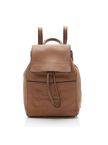 Tory Burch Tory Burch Leather Bombe T Flap Backpack (view 1)