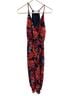 Lush 100% Polyester 100% Polyester Floral Multi Color Cocktail Dress Size S - photo 1