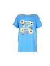 Lularoe Graphic Blue Short Sleeve T-Shirt Size L - photo 1