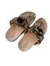 Ulla Johnson 100% Leather Black Ivory Tan Sandals Size EU 37 - photo 1