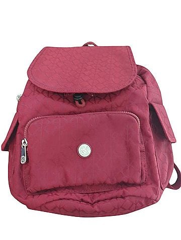 Kipling signature embossed city pack Backpack (view 1)