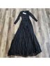 retrofête 100% Silk 48% Modal 47% Cotton 5% Spandex 95% Silk Solid Black Cocktail Dress Size XXS - photo 4