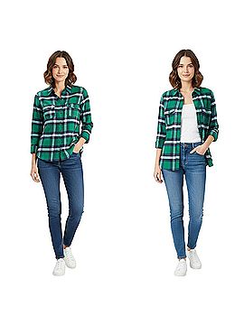 Abercrombie & Fitch Flannel Shirt Button-Down Shirt (view 1)