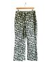 Gorman 100% Cotton Zebra Print Green Ivory Black Jeans Size 8 - photo 1