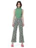 Gorman 100% Cotton Zebra Print Green Ivory Black Jeans Size 8 - photo 11