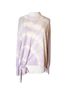 Repeat Cashmere Tie-dye Purple White Cashmere Pullover Sweater Size L - photo 1