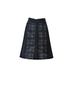 Alberta Ferretti Plaid Black Denim Skirt Size 6 - photo 2