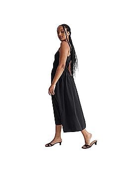 Madewell Poplin Tiered Halter Midi Dress Cocktail Dress (view 2)