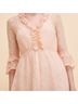 Maje 100% Polyester Pink Casual Dress Size S - photo 4