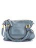 Chloé 100% Leather Blue Marcie Satchel Leather Medium One size - photo 1