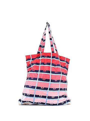 Chanel Foldable Tote Bag with Chain Quilted Caviar with Printed Nylon (view 2)