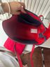 Carolina Herrera 100% Leather Blue Red Leather Tote One size - photo 6