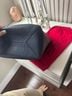 Carolina Herrera 100% Leather Blue Red Leather Tote One size - photo 8