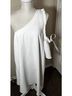 Cinq à Sept Solid White Casual Dress Size L - photo 10