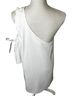 Cinq à Sept Solid White Casual Dress Size L - photo 2