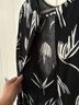 Just Female Floral Black White Blouse Size XS - photo 5