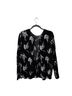 Just Female Floral Black White Blouse Size XS - photo 2