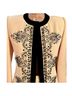 Carolina Herrera 100% Wool 65% Acetate 35% Rayon 100% Silk Ivory Yellow Black Blazer Size 6 - photo 5