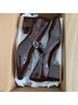Reformation 100% Leather Red Purple Heels Size 6 1/2 - photo 6
