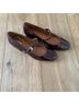Reformation 100% Leather Red Purple Heels Size 6 1/2 - photo 5