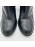 FRYE 100% Leather Solid Black Ankle Boots Size 7 1/2 - photo 3
