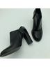 FRYE 100% Leather Solid Black Ankle Boots Size 7 1/2 - photo 10