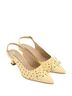 Andrea Yellow Women's Pointed-Toe Slingback Pump Size 6 - photo 4