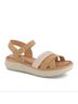 Andrea Solid Brown Women's Wedge Sandal Size 10 - photo 1