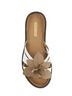 Andrea White Women's Decorative Flower Sandal Size 6 - photo 3